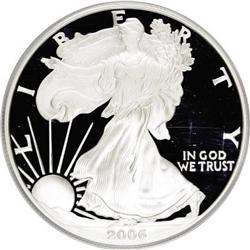 2006-W $1 Silver Eagle Deep Cameo PR70 PCGS