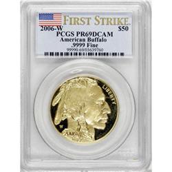 2006-W $50 Buffalo One-Ounce Gold Deep Cameo PR69 PCGS
