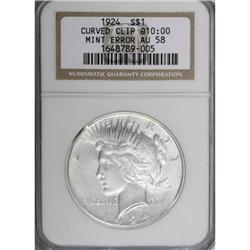 1924 $1 AU58 NGC