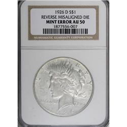 1926-D $1 AU50 NGC
