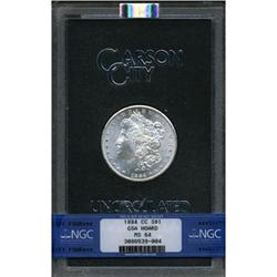 1884-CC $1 MS64 NGC