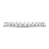Image 2 : Round Diamond Stackable Band Ring 1/8 Cttw 10KT White Gold