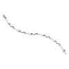 Image 1 : Black Color Enhanced Diamond Infinity Bracelet 1/4 Cttw Sterling Silver