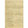 Image 2 : Republic of Texas Manuscript Voting Doc; 1839