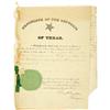 Image 1 : William Bryan Partially Printed Document Signed