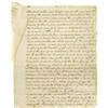 Image 2 : Manuscript Copy of the Mercer Contract and Map