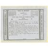 Image 1 : Trespalacios Certificate of Title; 1845; Texas