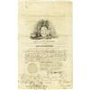 Image 1 : Alamo Defender James Tylee Certificate; 1834