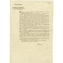 Jose Justo Corro and Jose Maria Fornel Decree