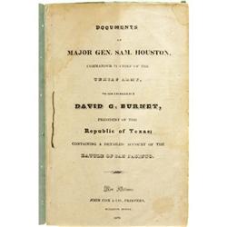 Documents of Major Gen. Sam. Houston 1836