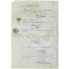 Image 3 : Santa Anna; Commission Signed; 1853