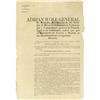 Image 1 : General Adrain Woll Printed Document Signed