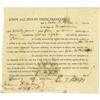 Image 1 : William P. Miller Partly Printed Document Signed