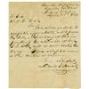 Image 1 : David G. Burnet Autograph Letter Signed