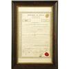 Image 2 : Sam Houston Land Scrip Document Signed