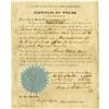 Image 1 : David G. Burnet Document Signed; 1841; Texas