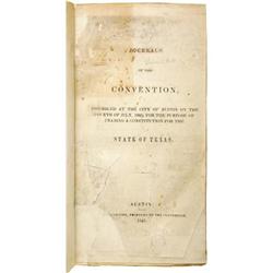 Journals of the Convention, Texas, 1845