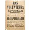 Image 1 : Mexican War Recruitment Broadside