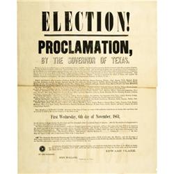 1861 Confederate Election Proclamation,