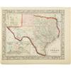 Image 1 : 1860 S.A. Mitchell County Map of Texas