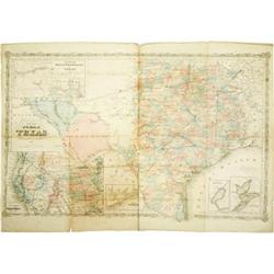 1870 Richardson's New Map of the State of Texas