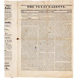 Texas Gazette; 1830; Vol. 1, No. 22