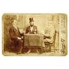 Image 1 : John Swartz Cabinet Card of Gamblers