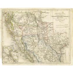 Meyer's 1852 Map of Texas and the Southwest