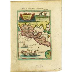 1686 Map of Mexico New Spain Texas California