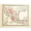Image 1 : 1862 Johnson's Mexico Map Tehuantepec isthmus