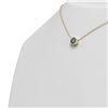 Image 2 : 1 ctw Intense Blue Diamond Necklace 18K Yellow Gold - REF-167N3F