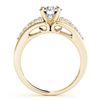 Image 2 : 0.9 ctw Certified VS/SI Diamond Ring 18k Yellow Gold - REF-103F6M