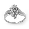 Image 1 : 0.25 ctw Certified VS/SI Diamond Ring 14k White Gold - REF-24G8W