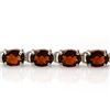 Image 2 : 28.0 ctw Garnet Bracelet 10k White Gold - REF-54G4W