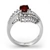 Image 2 : 1.60 ctw Ruby & Diamond Ring 18k White Gold - REF-87M6G