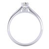 Image 3 : 0.4 ctw VS/SI Diamond Solitaire Art Deco Ring 18k White Gold - REF-57M3G