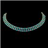 Image 1 : 38.99 ctw Swiss Topaz & Diamond Necklace 10K Yellow Gold - REF-427K3Y
