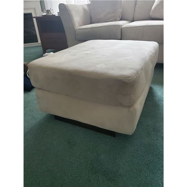 Off-White Ottoman