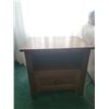 Image 4 : Wood TV Stand with Matching Side Table