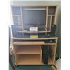 Image 1 : Computer Tower, Monitor, & Speakers w/ Desk