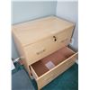 Image 1 : 2 Drawer Office Dresser with Key
