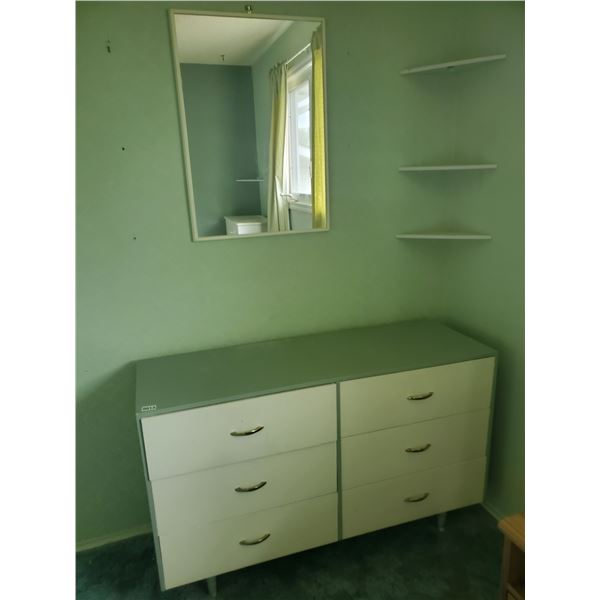 Vintage Dresser & Wall Mirror