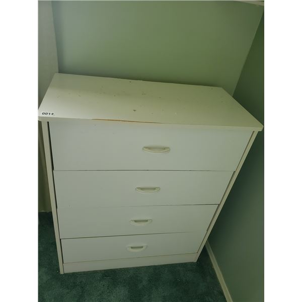 Vintage White Stand Up Dresser