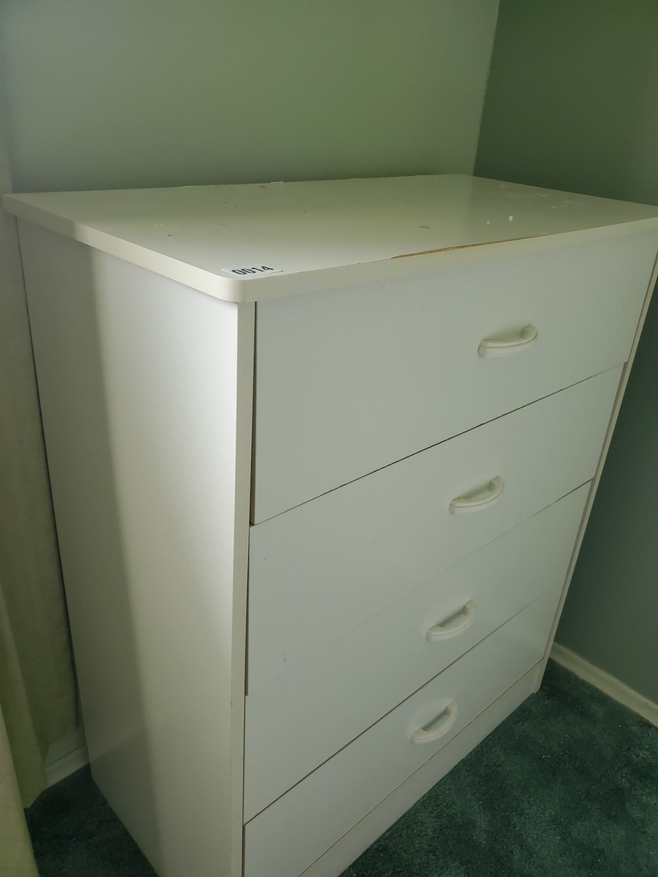 Vintage White Stand Up Dresser