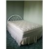 Image 3 : Double Bed with Frame, Mattress, & Box Spring