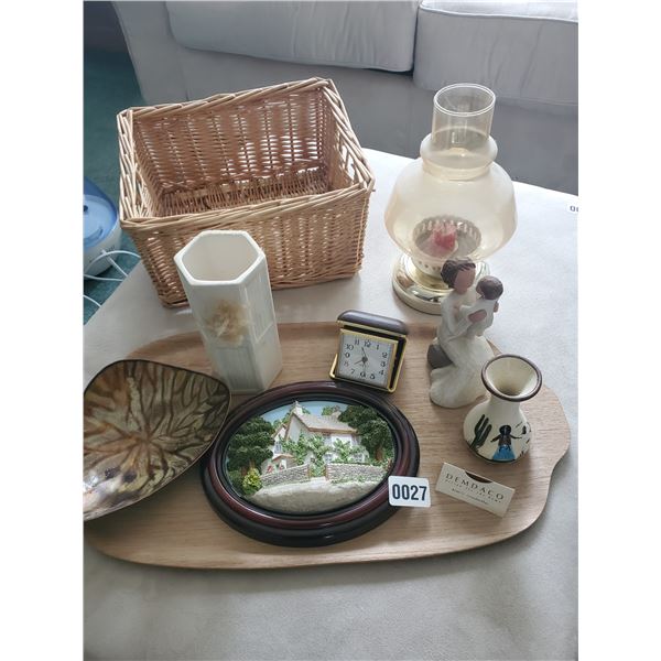 Assorted Home Decor & Serving Tray