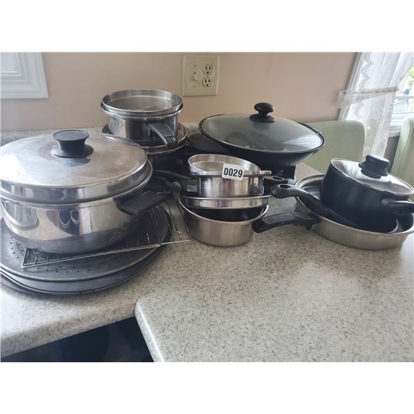 Assorted Pots & Pans
