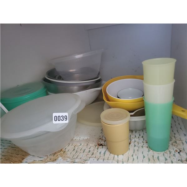 Assorted Tupperware & Kitchen Bowls & Accessories