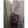 Image 1 : Side Table with Lamp & Collectables