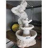Image 1 : Boy & Fish Ceramic Water Fountain (Missing Pump)